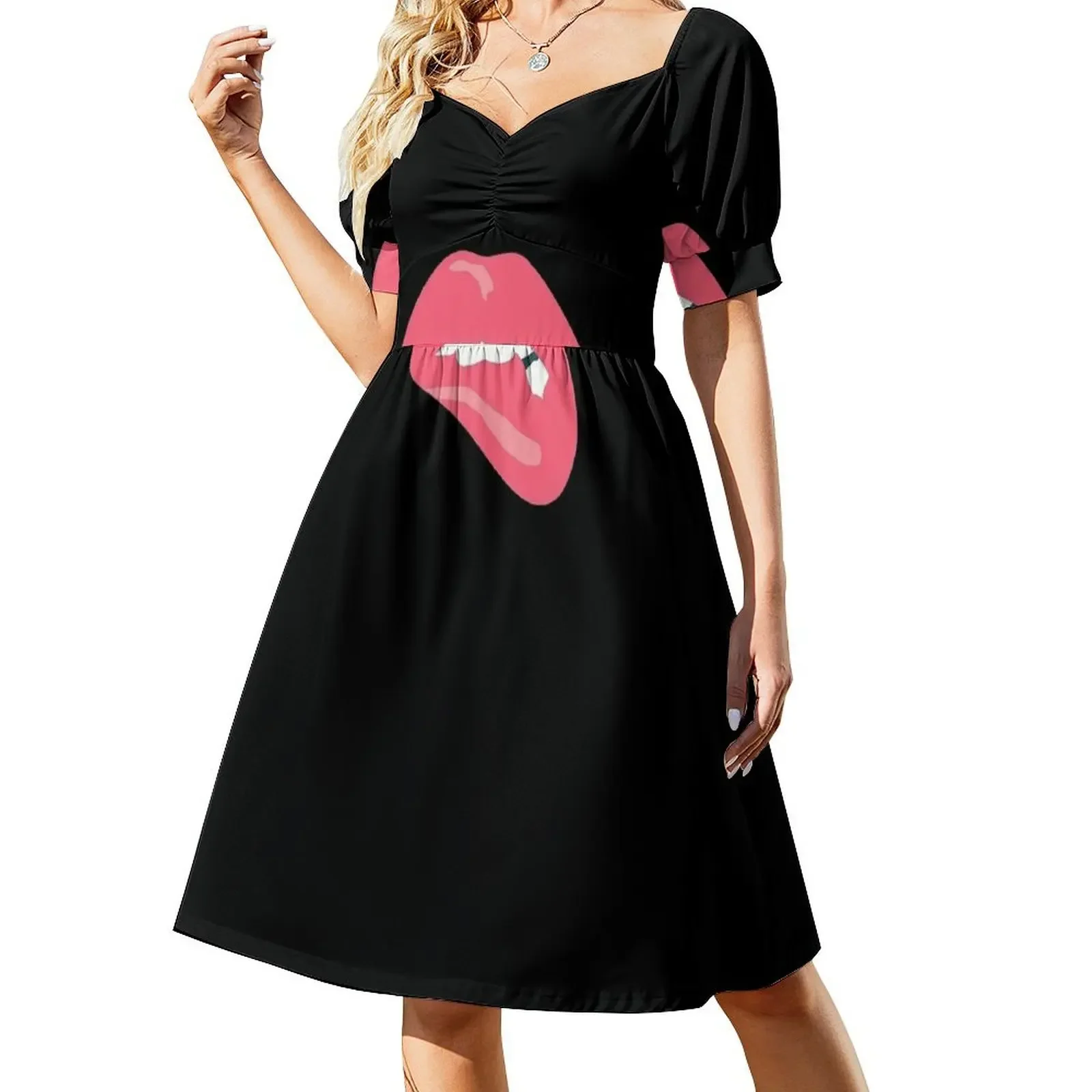 Lips! Sleeveless Dress summer women's suit women's evening dresses clothes for women Dress
Lips! Sleeveless Dress summer women's suit women's evening dresses clothes for women Dress