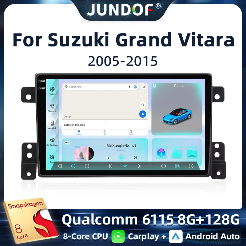 2 din Qualcomm Android 13 Auto Car Radio Multimedia For Suzuki Grand Vitara 3 2005 - 2015 GPS Navigation Carplay Stereo Player
2 din Qualcomm Android 13 Auto Car Radio Multimedia For Suzuki Grand Vitara 3 2005 - 2015 GPS Navigation Carplay Stereo Player