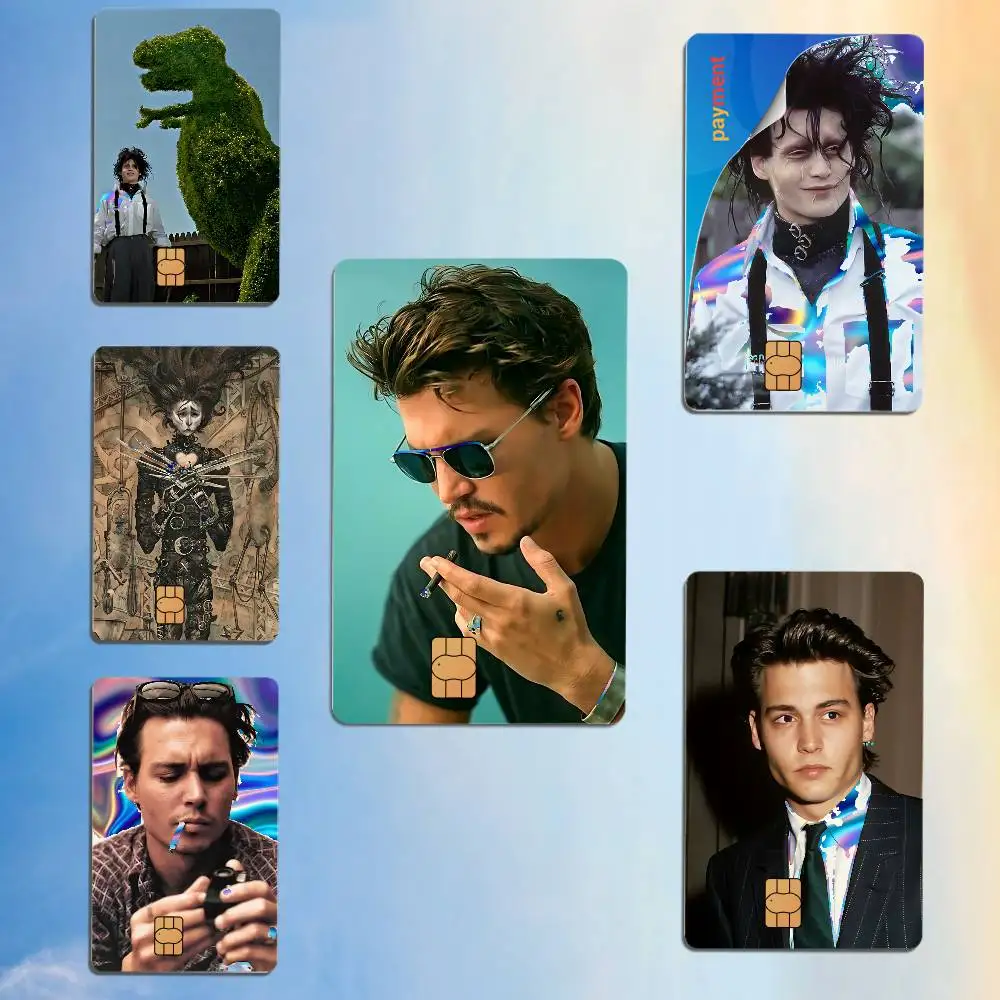 Actor Johnny Depp Scissorhands Edward Laser gradient Stickers Game Card Decal Scratch-resistant For Credit Debit Card
Actor Johnny Depp Scissorhands Edward Laser gradient Stickers Game Card Decal Scratch-resistant For Credit Debit Card