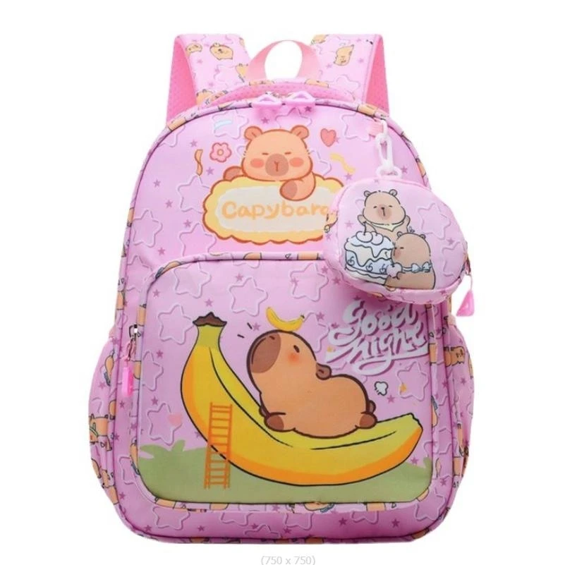 Mochila Sets New Capybara Backpack Children's Travel School Bag Kids Student Schoolbag Children's Birthday Gifts 
Mochila Sets New Capybara Backpack Children's Travel School Bag Kids Student Schoolbag Children's Birthday Gifts