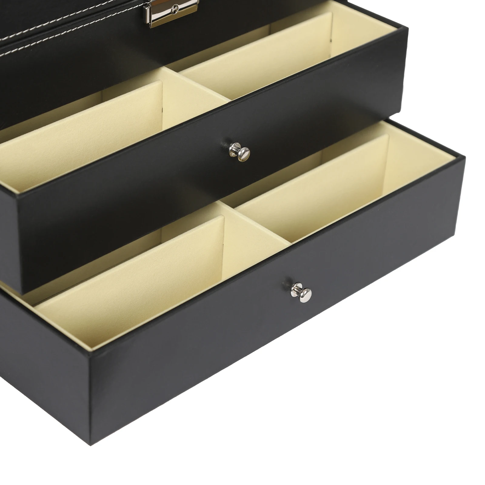 24 Piece Large Eyeglass Sunglasses Three Level Glasses Display Case with Drawer Storage
24 Piece Large Eyeglass Sunglasses Three Level Glasses Display Case with Drawer Storage