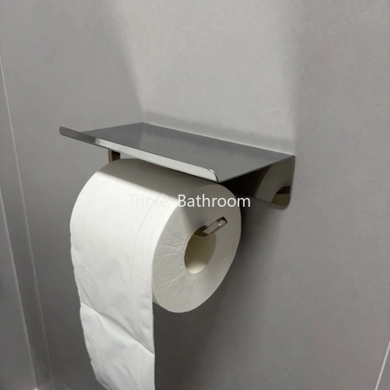 1pc Stainless Steel Tissue Holder Wall Mounted Tissue Holder Roll Paper Storage Rack Bathroom Accessories Punch Installation
1pc Stainless Steel Tissue Holder Wall Mounted Tissue Holder Roll Paper Storage Rack Bathroom Accessories Punch Installation