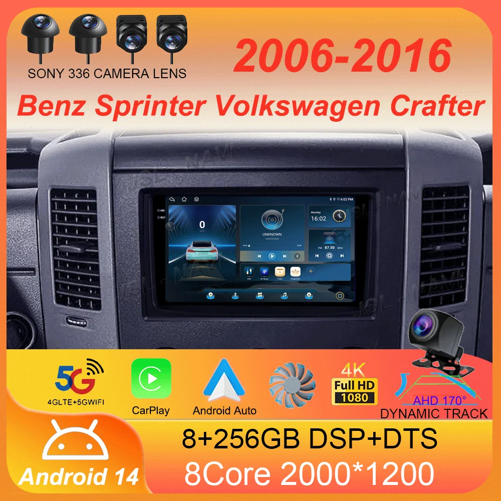 2Din Android 14 Car Radio For Benz Sprinter Volkswagen Crafter 2006-2016 Multimedia Video Player GPS Carplay Autoradio Player
2Din Android 14 Car Radio For Benz Sprinter Volkswagen Crafter 2006-2016 Multimedia Video Player GPS Carplay Autoradio Player