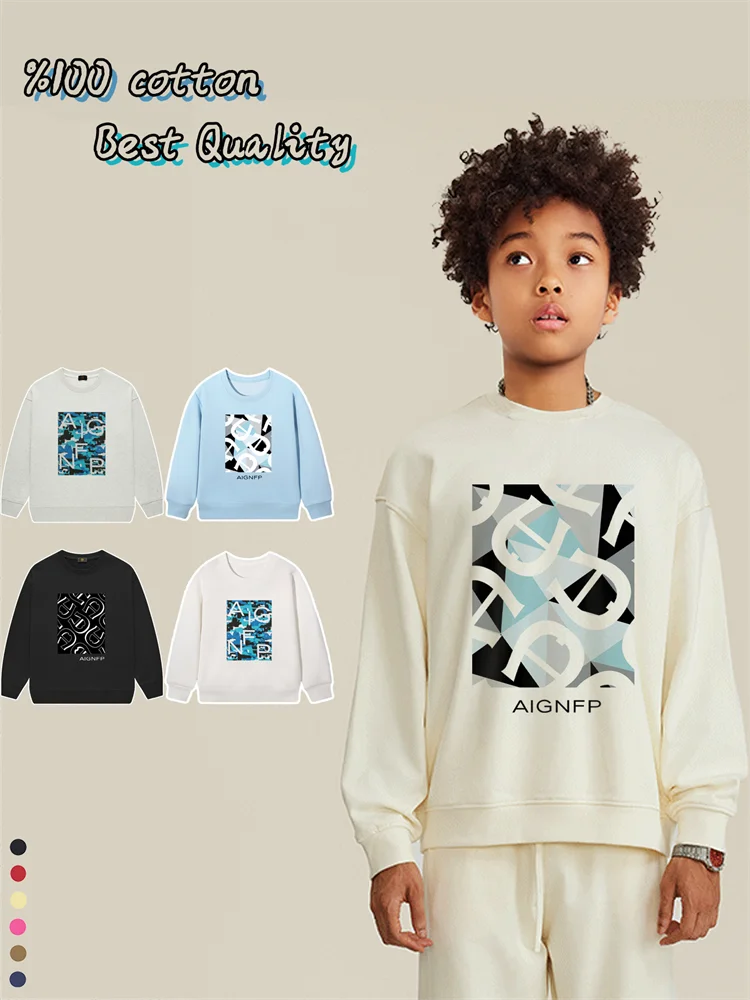 fashion Kids sweatshirt 2026 New Baby Boys winter clothing geometric pattern pullover Child casual wear Trend letter hoodie Fall
fashion Kids sweatshirt 2026 New Baby Boys winter clothing geometric pattern pullover Child casual wear Trend letter hoodie Fall