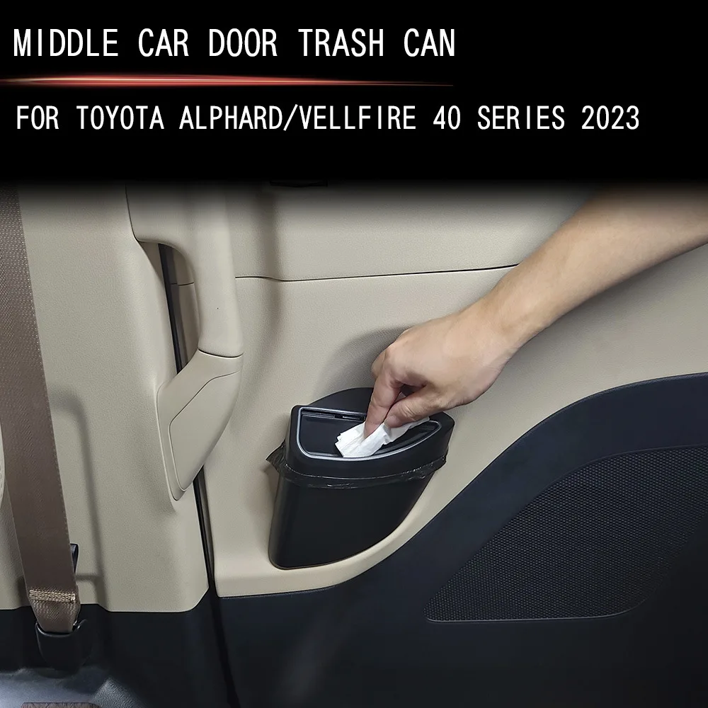 For Toyota Alphard VELLFIRE 40 Series 2023-2025 ABS Plastic Vehicle Garbage Box Cover Trash Middle Row Car Door Trash Can
For Toyota Alphard VELLFIRE 40 Series 2023-2025 ABS Plastic Vehicle Garbage Box Cover Trash Middle Row Car Door Trash Can