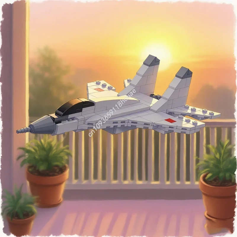 142pcs MOC Mikoyan MiG 1 Scale City Airport Model Building Blocks Construction Toys Idea Christmas Gifts Brick Education
142pcs MOC Mikoyan MiG 1 Scale City Airport Model Building Blocks Construction Toys Idea Christmas Gifts Brick Education
