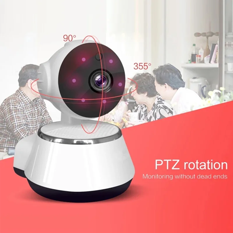  1080P/2MP HD WiFi Camera Home PTZ IP Camera Color Night Audio Wireless Surveillance Camera Auto Home Tracking Security Camera
1080P/2MP HD WiFi Camera Home PTZ IP Camera Color Night Audio Wireless Surveillance Camera Auto Home Tracking Security Camera