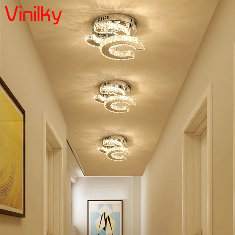 Crystal Ceiling Lamp for Bedroom Living Study Room Kitchen Ceiling Chandelier Nordic Decora Led Corridor Stairs Lighting Fixture
Crystal Ceiling Lamp for Bedroom Living Study Room Kitchen Ceiling Chandelier Nordic Decora Led Corridor Stairs Lighting Fixture
