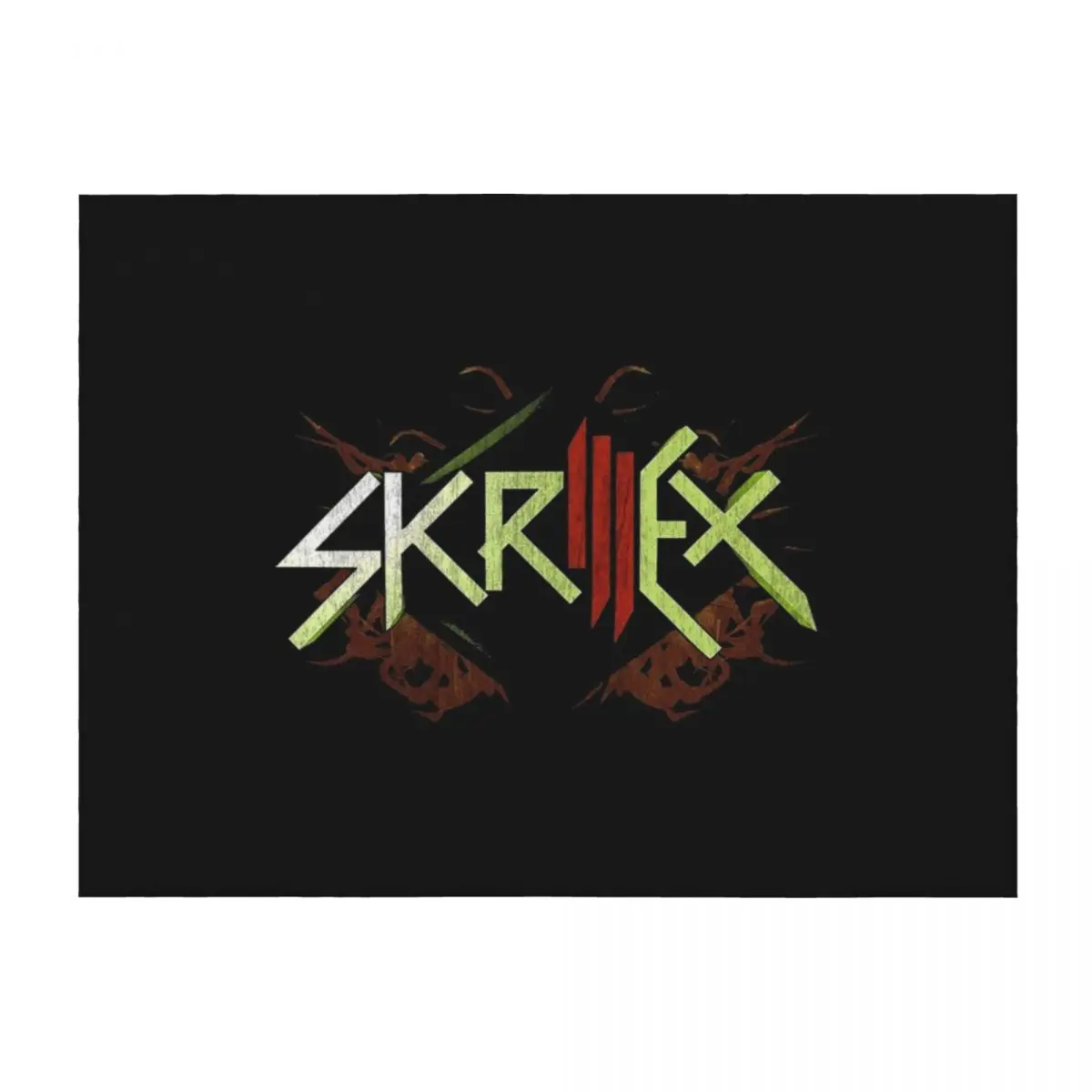 skrillex edm Throw Blanket blankets ands warm for winter Furry Plaid Blankets 
skrillex edm Throw Blanket blankets ands warm for winter Furry Plaid Blankets
