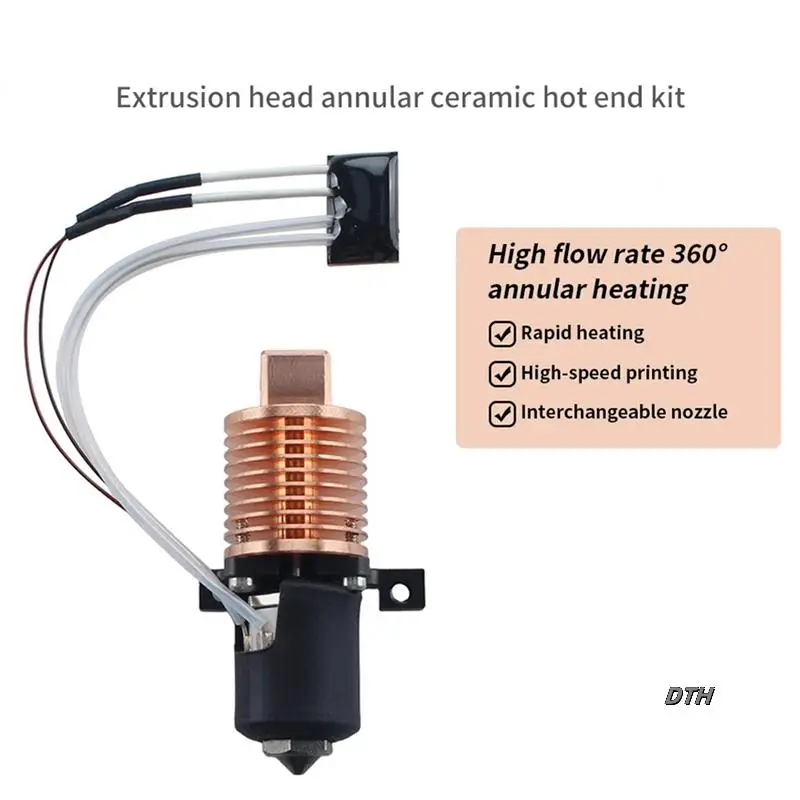 Hotend Kit For Bambu Lab P Series Extruded For Bambu Lab P1 Series 3D Printer Accessories
Hotend Kit For Bambu Lab P Series Extruded For Bambu Lab P1 Series 3D Printer Accessories