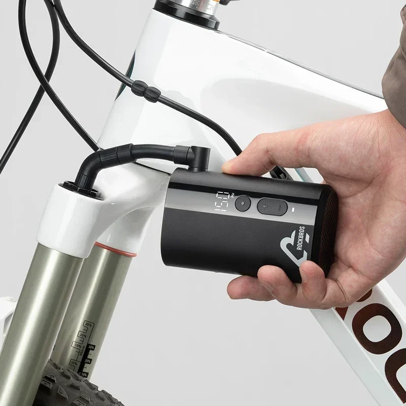 ROCKBROS Mini Pump 150psi Portable Riding Bicycle Electric Air Pump 5V2A Type-C Outdoor Portable MTB Road Bike Motorcycle Pumps
ROCKBROS Mini Pump 150psi Portable Riding Bicycle Electric Air Pump 5V2A Type-C Outdoor Portable MTB Road Bike Motorcycle Pumps
