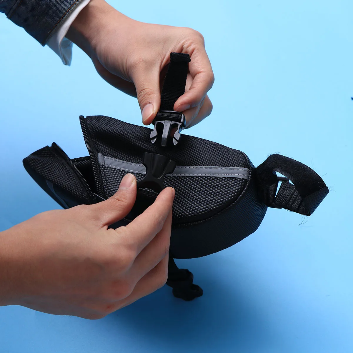 2 Pcs Durable Bicycle Saddle Bag Waterproof Bike Tail Pouch Rear Seat Storage Cycling Accessory Black
2 Pcs Durable Bicycle Saddle Bag Waterproof Bike Tail Pouch Rear Seat Storage Cycling Accessory Black
