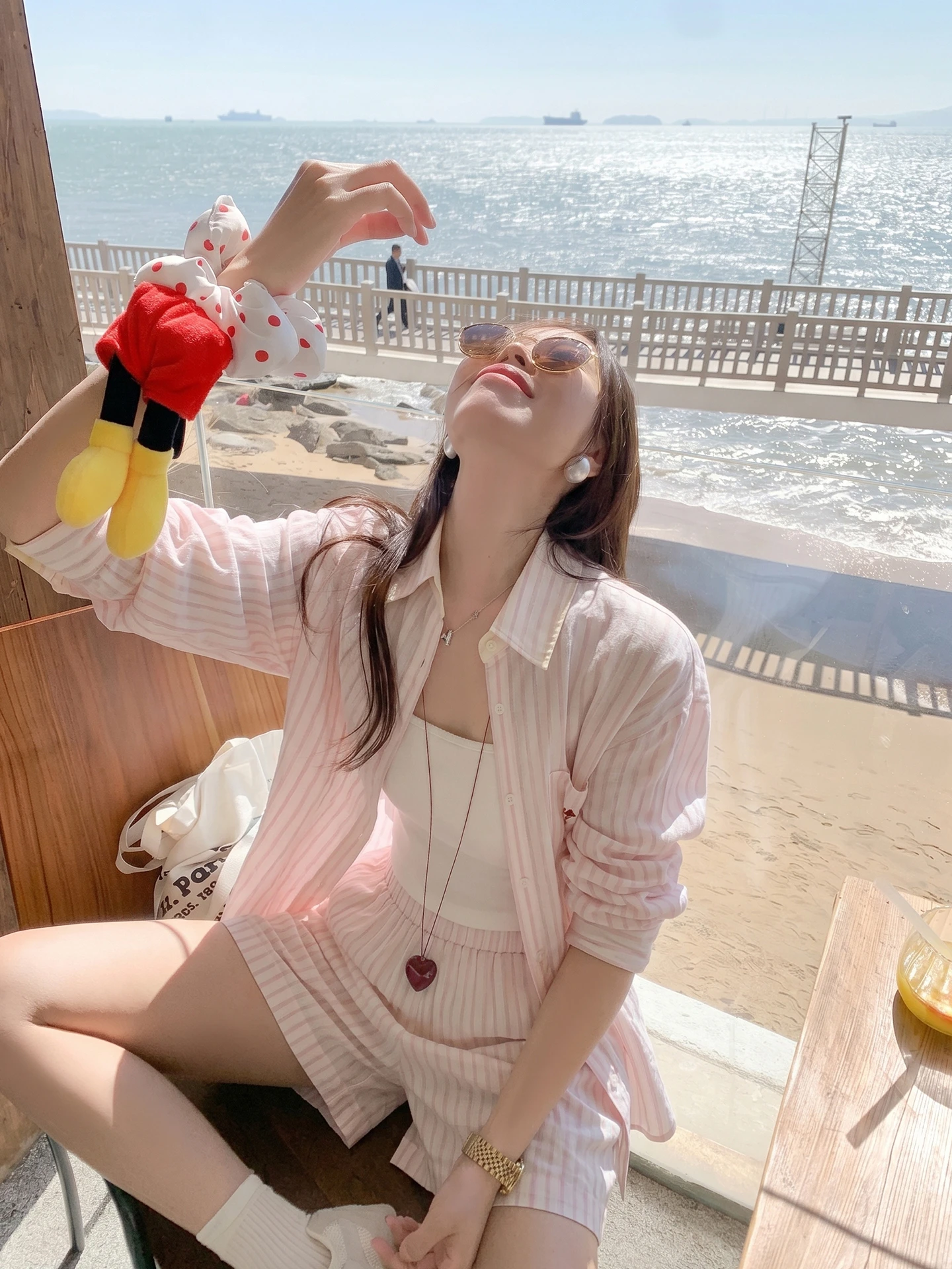 Zeng Xiao Salt Pink Striped Shirt Jacket Women's Summer Thin Sun Protection Cardigan Top Bottoms Set High Waist Shorts
Zeng Xiao Salt Pink Striped Shirt Jacket Women's Summer Thin Sun Protection Cardigan Top Bottoms Set High Waist Shorts