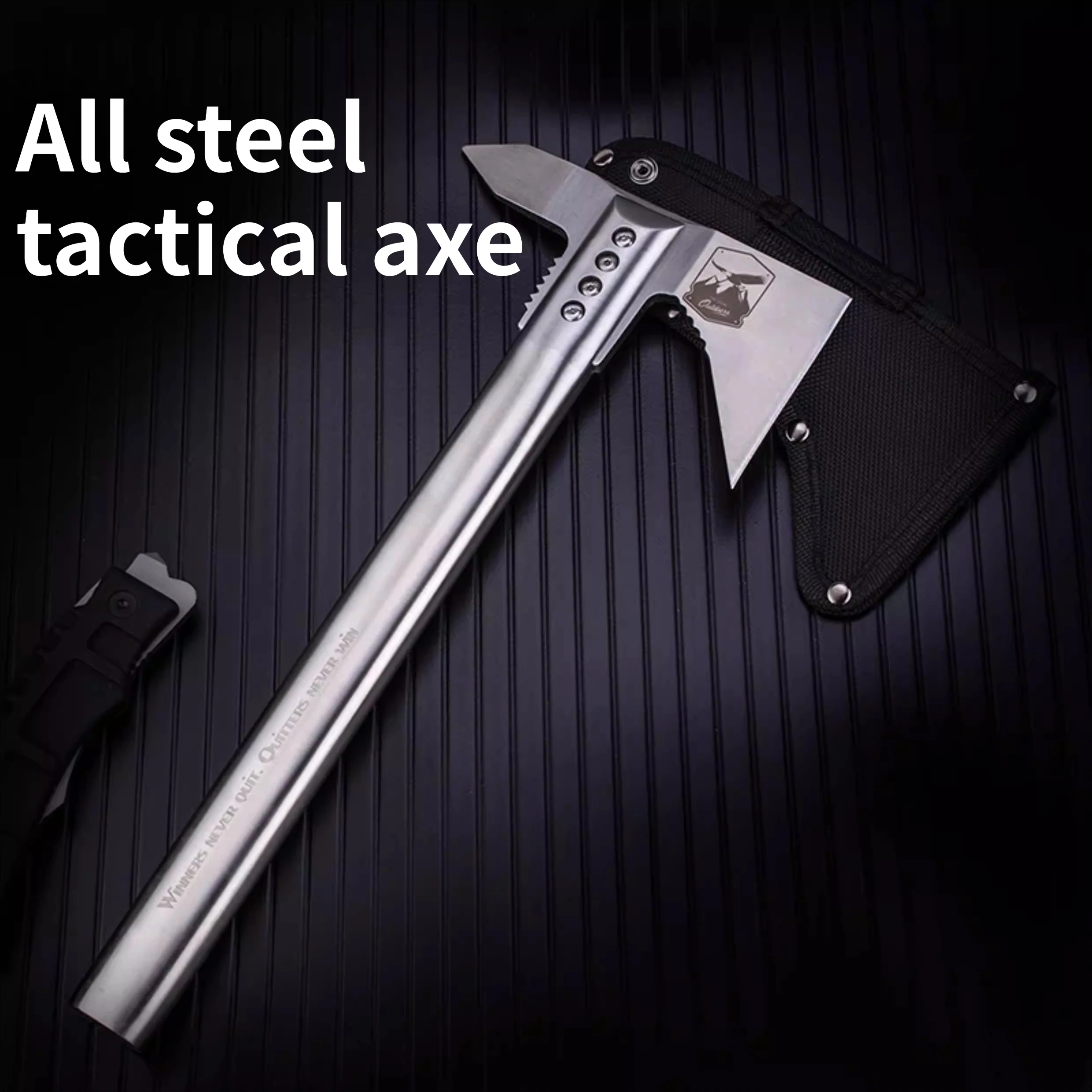 NEW Outdoor All Steel Tactical Mountain Axe Multifunctional Hand Axe Camping Self-defense Fire Axe
NEW Outdoor All Steel Tactical Mountain Axe Multifunctional Hand Axe Camping Self-defense Fire Axe