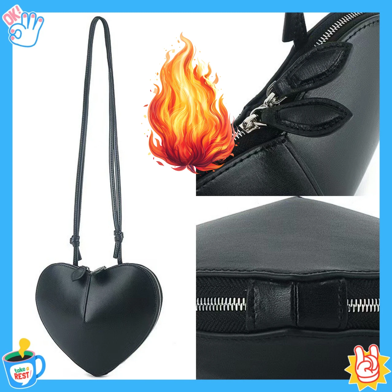 High quality heart bag, single shoulder armpit crossbody bag, high-quality three-dimensional heart-shaped bag, women's bag
High quality heart bag, single shoulder armpit crossbody bag, high-quality three-dimensional heart-shaped bag, women's bag