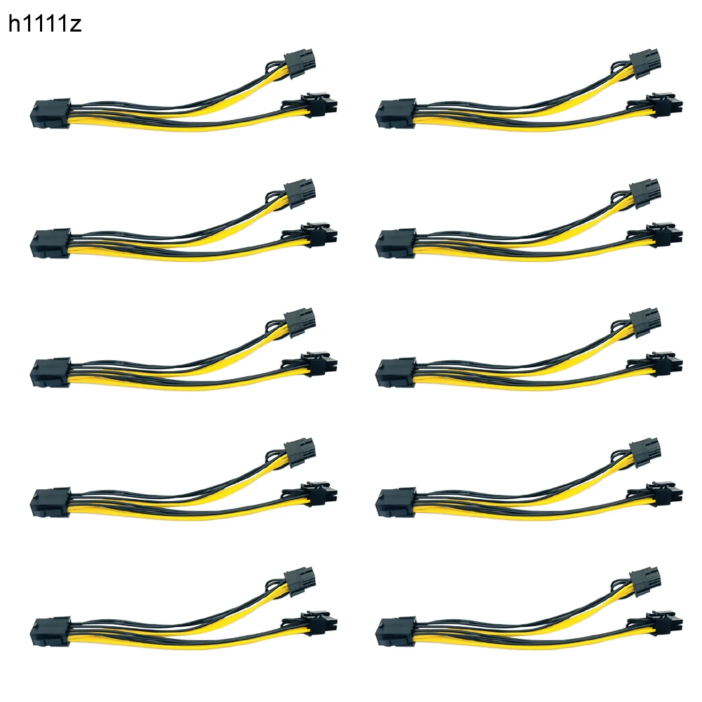5/10 шт., 8-контактный PCI Express на двойной PCIE 6 + 2-контактный кабель питания, материнская плата, видеокарта PCIE Riser GPU, кабель для передачи данных о майнинге, 20 см
5/10 шт., 8-контактный PCI Express на двойной PCIE 6 + 2-контактный кабель питания, материнская плата, видеокарта PCIE Riser GPU, кабель для передачи данных о майнинге, 20 см