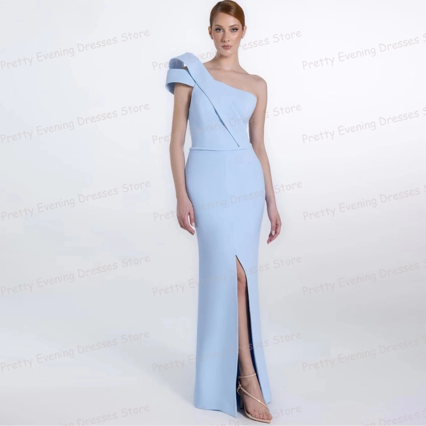 Simple Evening Dresses Mermaid Woman's One Shoulder Backless Sexy Sleeveless Split Elegant Prom Gowns Party Vestidos De Fiesta
Simple Evening Dresses Mermaid Woman's One Shoulder Backless Sexy Sleeveless Split Elegant Prom Gowns Party Vestidos De Fiesta