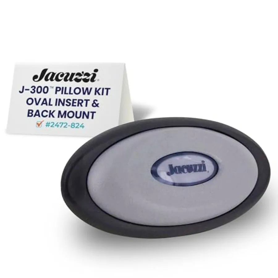 J-300 Series Oval Pillow Insert + Back Mount, Replacement Spa Pillow for Hot Tub, Comfortable Headrest Cushion with Easy Instal
J-300 Series Oval Pillow Insert + Back Mount, Replacement Spa Pillow for Hot Tub, Comfortable Headrest Cushion with Easy Instal