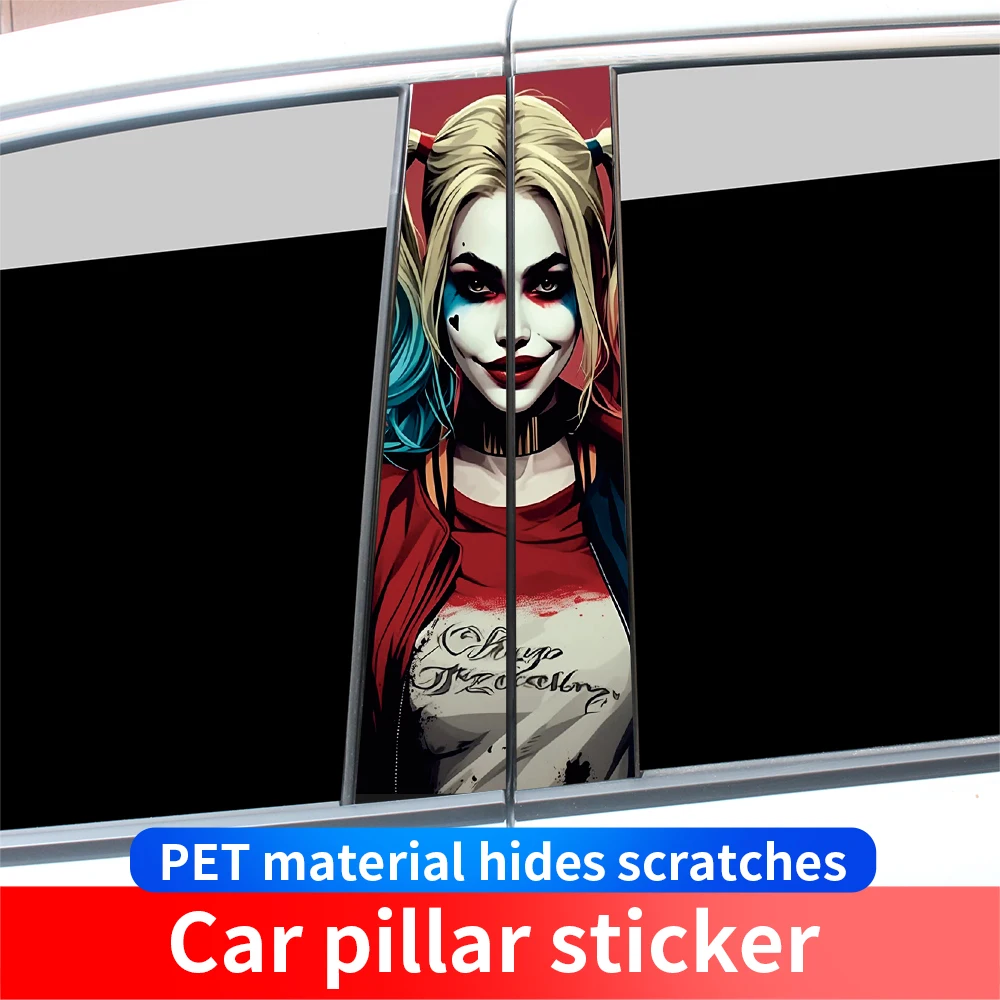 Stickers Joker Funny Car B-pillar Sunscreen DIY Stickers Auto Center Column Cover Scratches Cartoon Decoration Auto Accessories
Stickers Joker Funny Car B-pillar Sunscreen DIY Stickers Auto Center Column Cover Scratches Cartoon Decoration Auto Accessories
