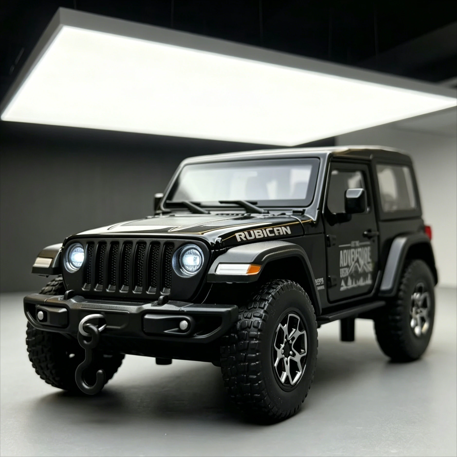 1:32 Jeep Wrangler Alloy Diecast Off-Road Car Model, Pull Back Light & Sound, Classic Collectible Vehicle, Perfect Birthday Gift
1:32 Jeep Wrangler Alloy Diecast Off-Road Car Model, Pull Back Light & Sound, Classic Collectible Vehicle, Perfect Birthday Gift