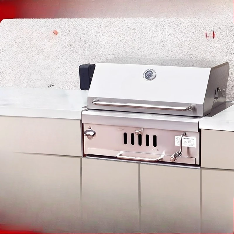 Built-in barbecue outdoor charcoal barbecue table household villa courtyard stainless steel
Built-in barbecue outdoor charcoal barbecue table household villa courtyard stainless steel