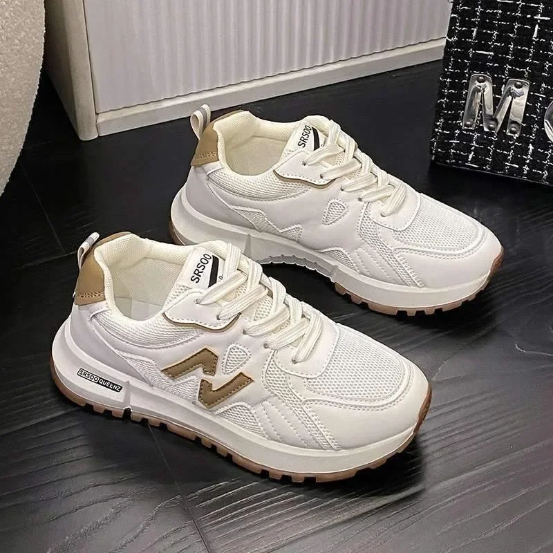 Sneakers Women's Spring and Autumn 2025 New Versatile Non-slip Casual Women's Shoes Soft Sole Lightweight Running White Shoes
Sneakers Women's Spring and Autumn 2025 New Versatile Non-slip Casual Women's Shoes Soft Sole Lightweight Running White Shoes