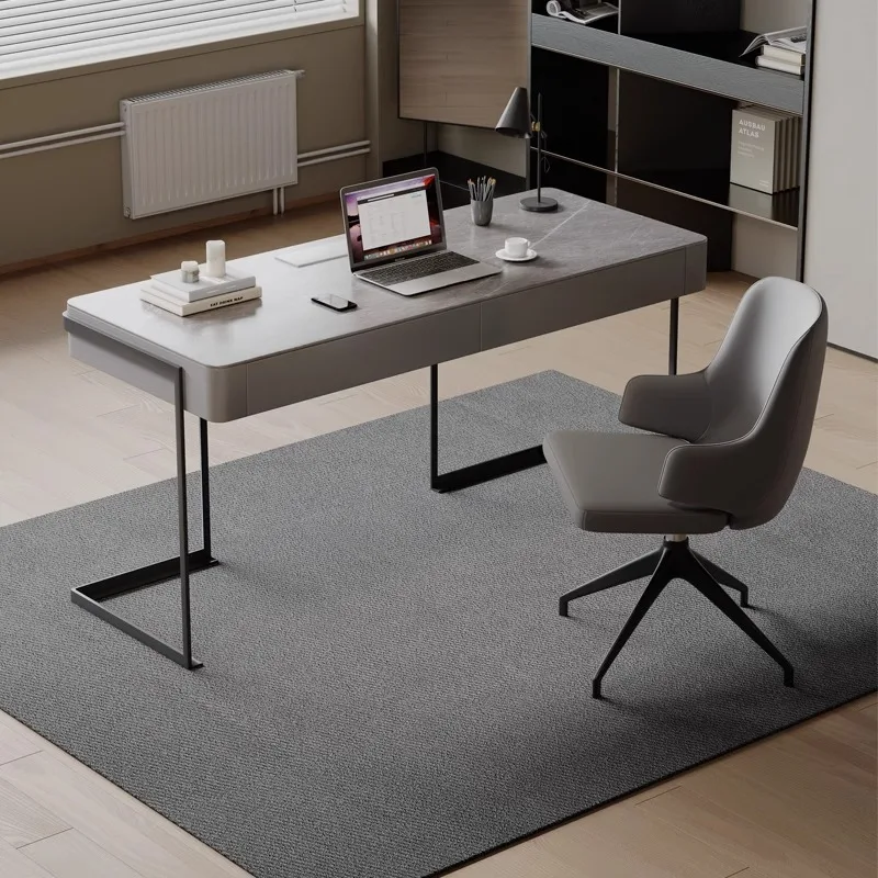 Italian light luxury rock slab desk study modern simple household high-end small apartment Nordic office writing computer desk
Italian light luxury rock slab desk study modern simple household high-end small apartment Nordic office writing computer desk