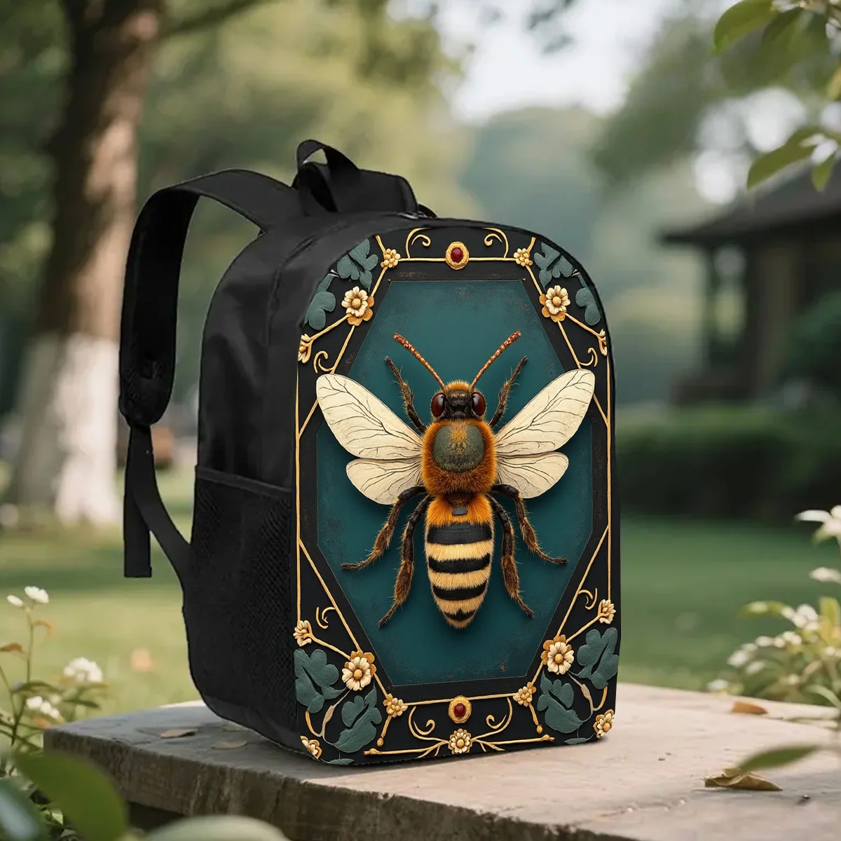 Bee Backpack, Large Capacity 17 Inch Casual Backpack Laptop Bag with Water Bottle Holder - Lightweight Durable School
Bee Backpack, Large Capacity 17 Inch Casual Backpack Laptop Bag with Water Bottle Holder - Lightweight Durable School