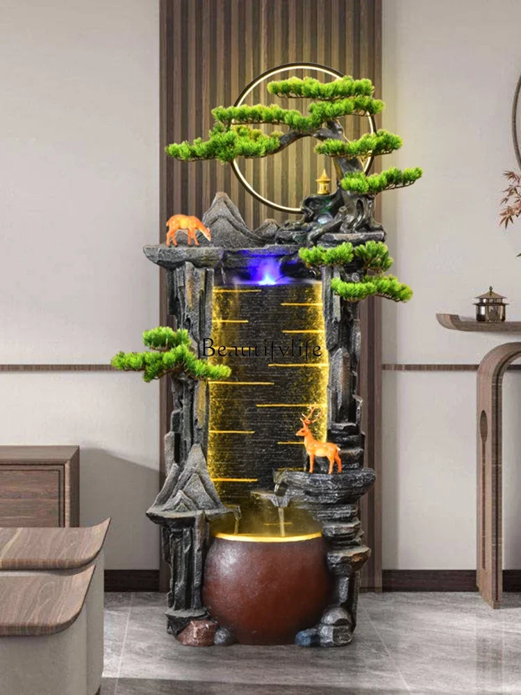 LXChinese-style running water fountain ornament, living room entrance club landscape fish tank home decorationSSS
LXChinese-style running water fountain ornament, living room entrance club landscape fish tank home decorationSSS