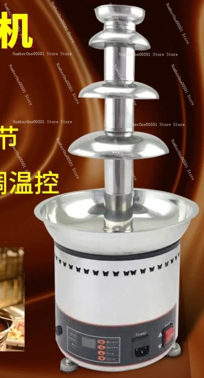 4 Tier Commercial Chocolate Fountain Machine for Buffet Party Melted
4 Tier Commercial Chocolate Fountain Machine for Buffet Party Melted