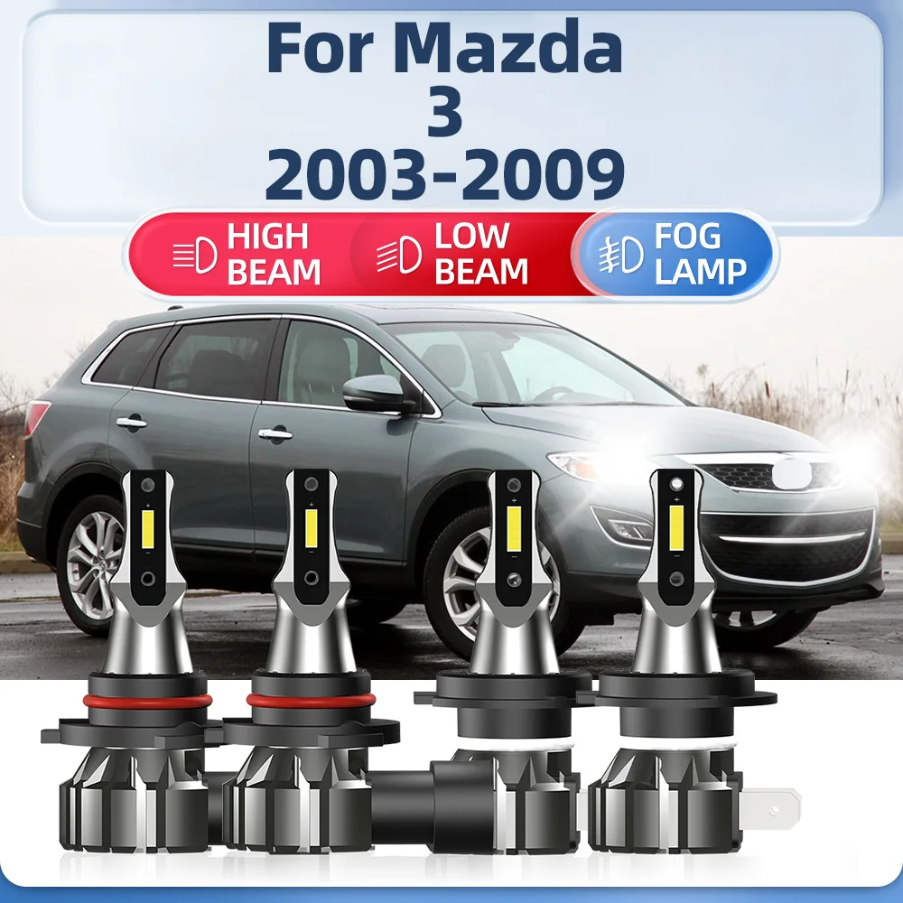 40000LM Canbus LED Headlight H7 9005 HB3 Car Lights Bulbs 6000K Plug And Play For Mazda 3 2003 2004 2005 2006 2007 2008 2009
40000LM Canbus LED Headlight H7 9005 HB3 Car Lights Bulbs 6000K Plug And Play For Mazda 3 2003 2004 2005 2006 2007 2008 2009