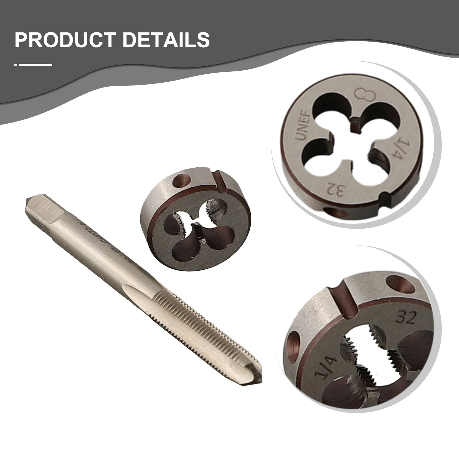 14 32 UNEF Threading Tool Set With Right Hand Cutting Die HSS Material For Metal Threads Restoration And Muzzle Work
14 32 UNEF Threading Tool Set With Right Hand Cutting Die HSS Material For Metal Threads Restoration And Muzzle Work