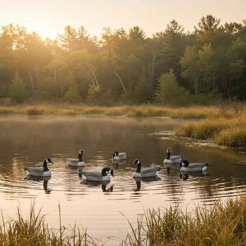 Goose Decoy 6-Pack For Hunting Pool Pond Lake, Realistic Paint Durable Plastic Floaters, Easy Carry Use Garden Yard Decoration
Goose Decoy 6-Pack For Hunting Pool Pond Lake, Realistic Paint Durable Plastic Floaters, Easy Carry Use Garden Yard Decoration