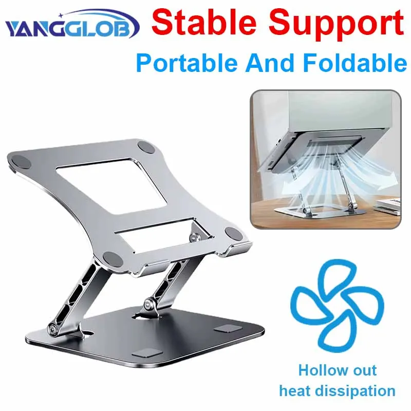 Laptop Stand Adjustable Carbon Steel Notebook Tablet Stand Up to 17 Inch Macbook Laptop Portable Foldable Cooling Holder
Laptop Stand Adjustable Carbon Steel Notebook Tablet Stand Up to 17 Inch Macbook Laptop Portable Foldable Cooling Holder