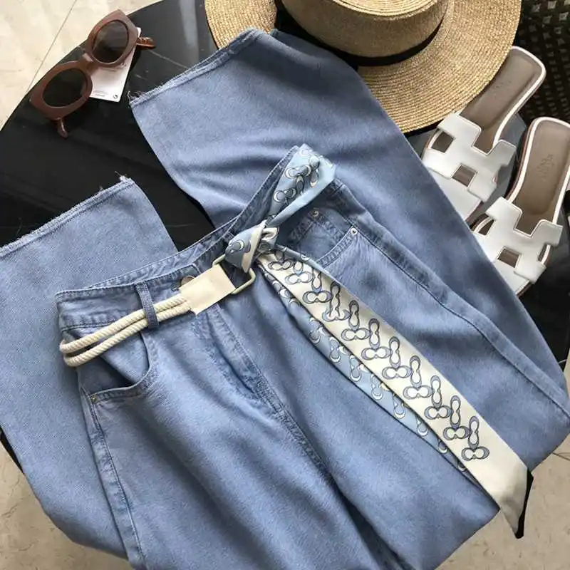 High Waist Wide Leg Blue Jeans Smooth Comfortable Summer Women's High Waist PU Leather Cleanfit Sle Mid-aged plus Size Jeans
High Waist Wide Leg Blue Jeans Smooth Comfortable Summer Women's High Waist PU Leather Cleanfit Sle Mid-aged plus Size Jeans