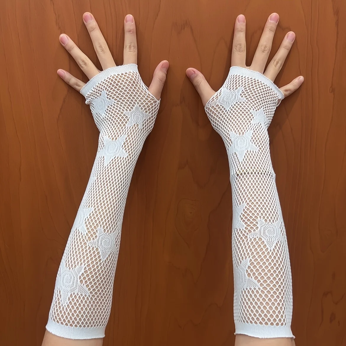 Ladies Halloween Hollow Star Mesh Thin Gloves
Ladies Halloween Hollow Star Mesh Thin Gloves