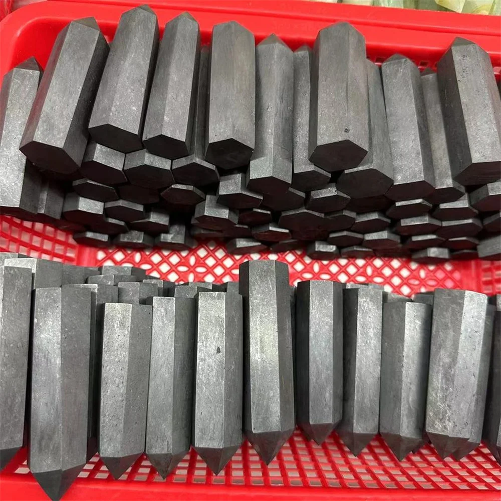 Natural Stone Shungite Crystal Point Tower Healing Gemstone Schungite Quartz Crystals Column Wand Ornament Home Decor
Natural Stone Shungite Crystal Point Tower Healing Gemstone Schungite Quartz Crystals Column Wand Ornament Home Decor