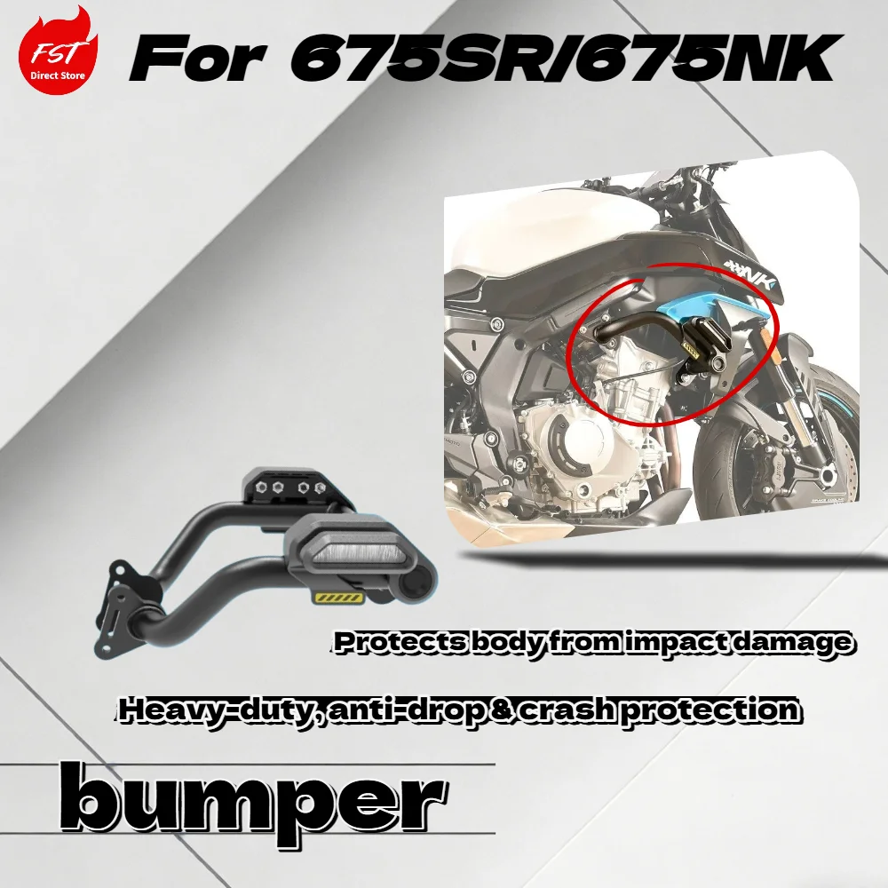 For 675SR 675NK High Strength Reinforced Racing Guard Bar Wear Resistant Anti-scratch Body Protection Fittings
For 675SR 675NK High Strength Reinforced Racing Guard Bar Wear Resistant Anti-scratch Body Protection Fittings