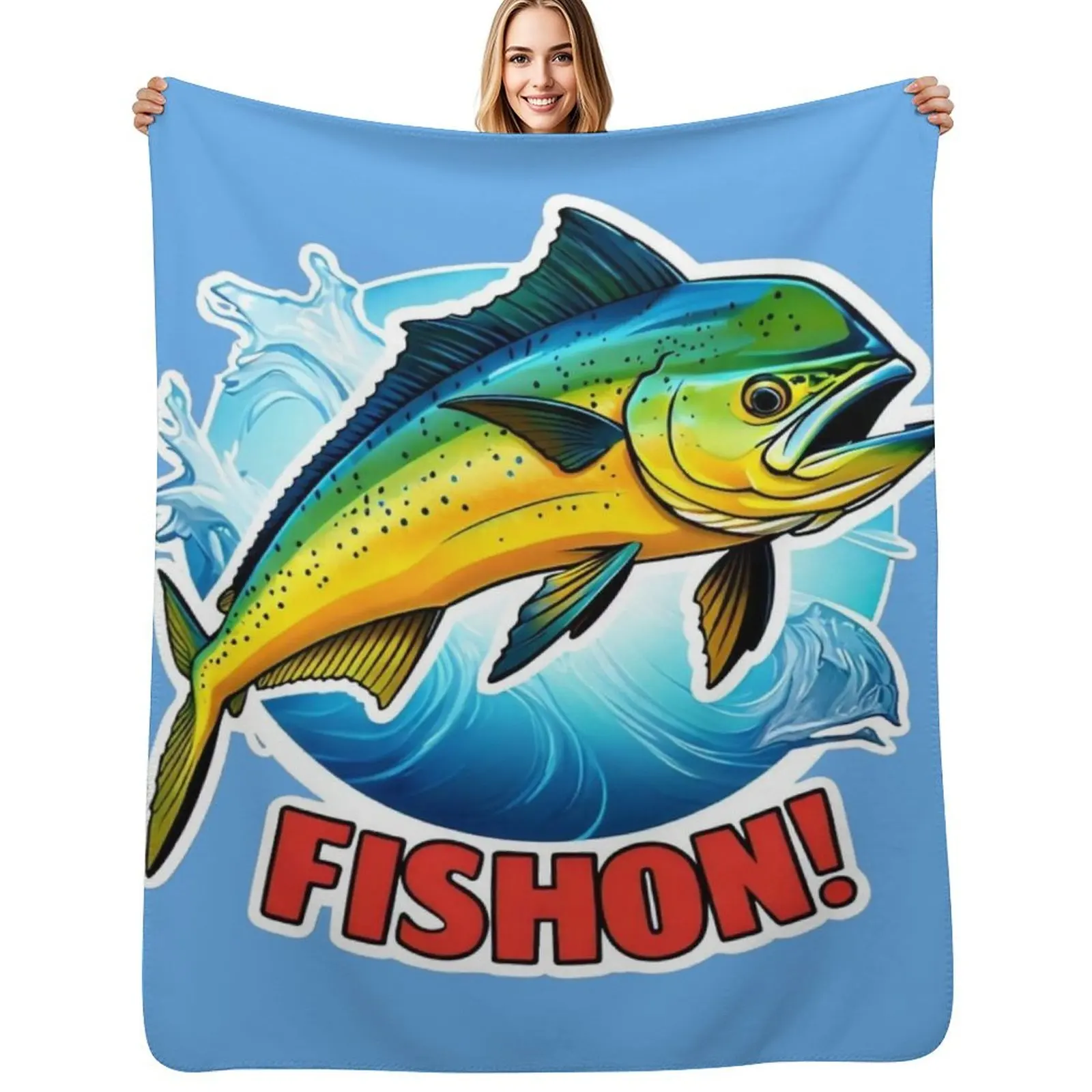 Mahi Throw Blanket Anti Shedding Soft Fuzzy Blanket for Home
Mahi Throw Blanket Anti Shedding Soft Fuzzy Blanket for Home