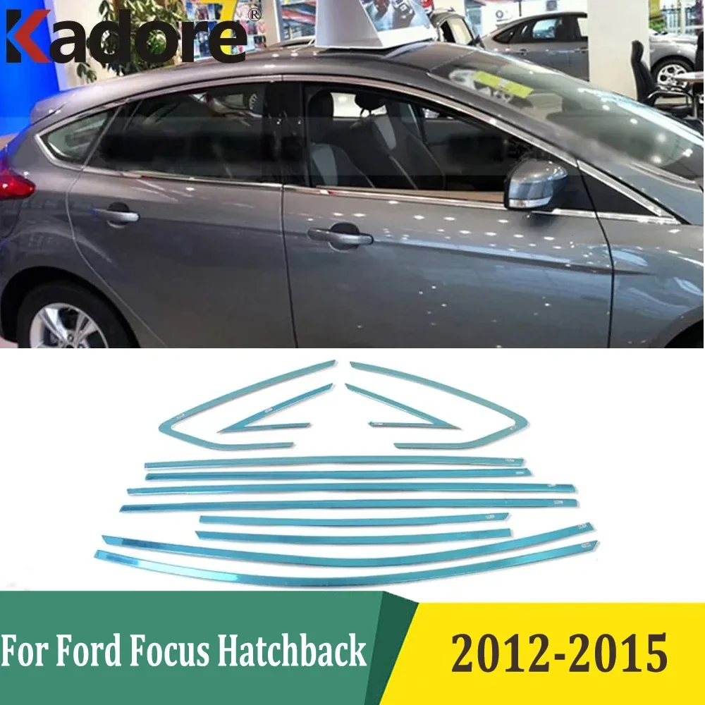 Для Ford Focus Hatchback 2012 2013 2014 2015, молдинг из нержавеющей стали, накладка на порог, верхняя + нижняя защитная полоса окна
Для Ford Focus Hatchback 2012 2013 2014 2015, молдинг из нержавеющей стали, накладка на порог, верхняя + нижняя защитная полоса окна