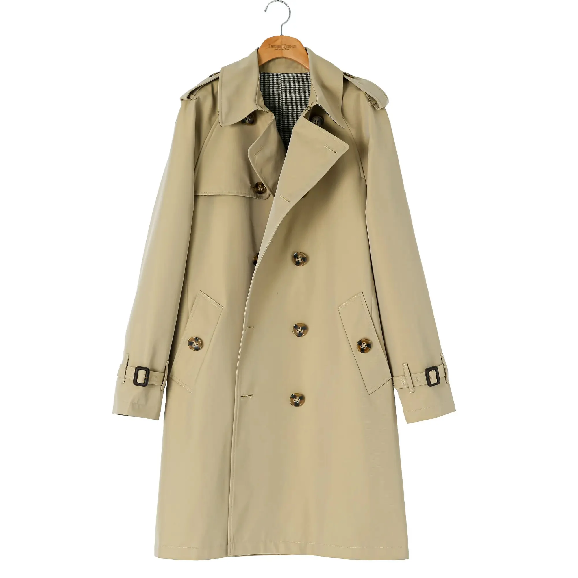 Men's Trench Coat Mid-length Double Breasted Windbreaker Loose Fit for Autumn and Winter Male Vintage Military Clothing
Men's Trench Coat Mid-length Double Breasted Windbreaker Loose Fit for Autumn and Winter Male Vintage Military Clothing