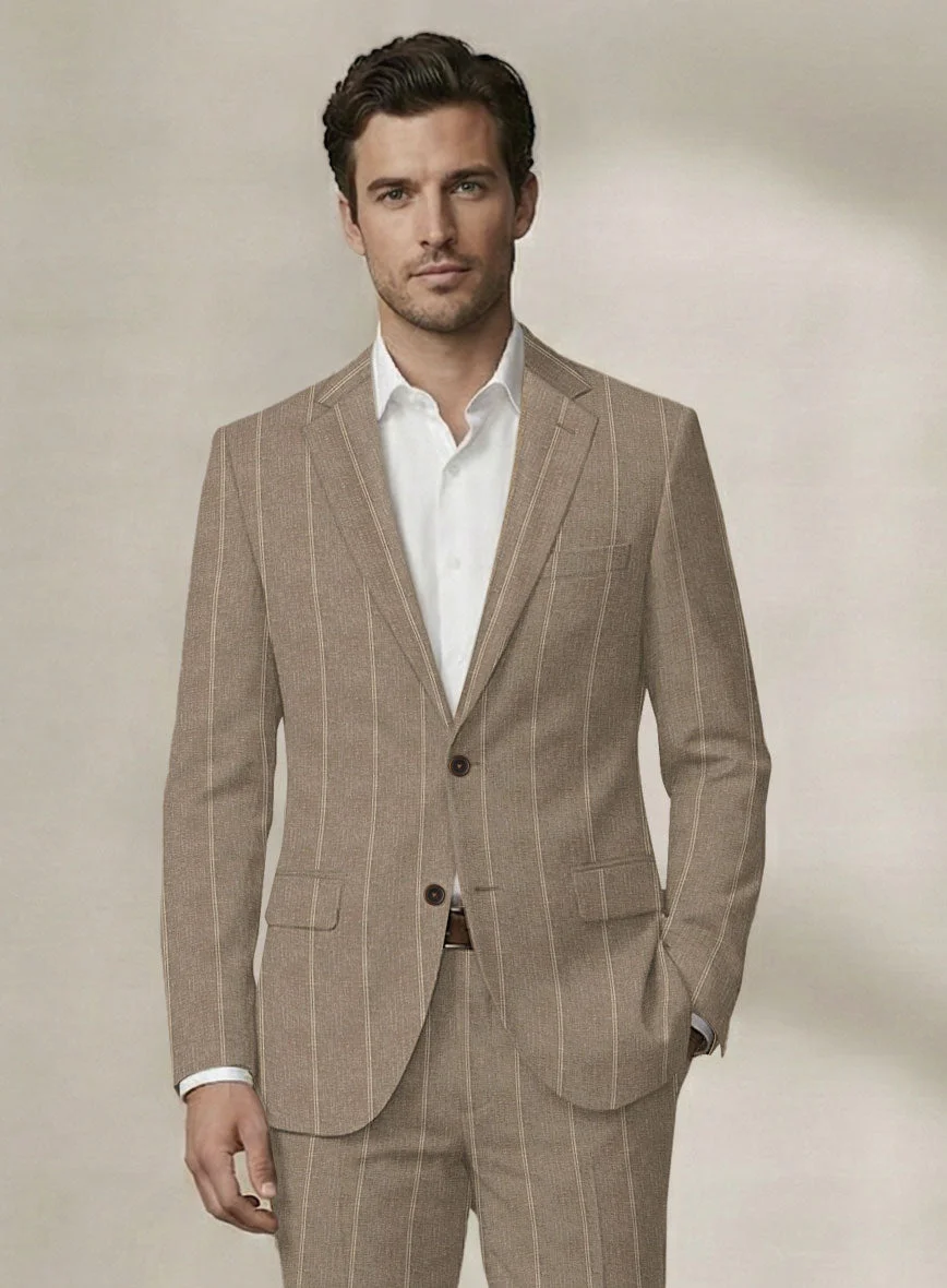 Formal Wedding Groom 3-Piece Suit Slim Fit White by Opeodly Peak Lapel Jacket Vest Pants with Gold Buttons and Chain Accent
Formal Wedding Groom 3-Piece Suit Slim Fit White by Opeodly Peak Lapel Jacket Vest Pants with Gold Buttons and Chain Accent