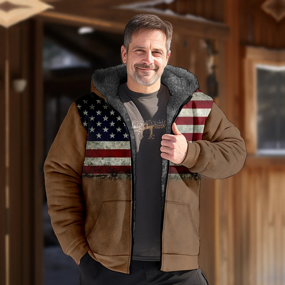 Men's Winter Jackets Coats,vintage flag Pattern Cotton Clothes Overcoat Thermal Dress Up Party
Men's Winter Jackets Coats,vintage flag Pattern Cotton Clothes Overcoat Thermal Dress Up Party