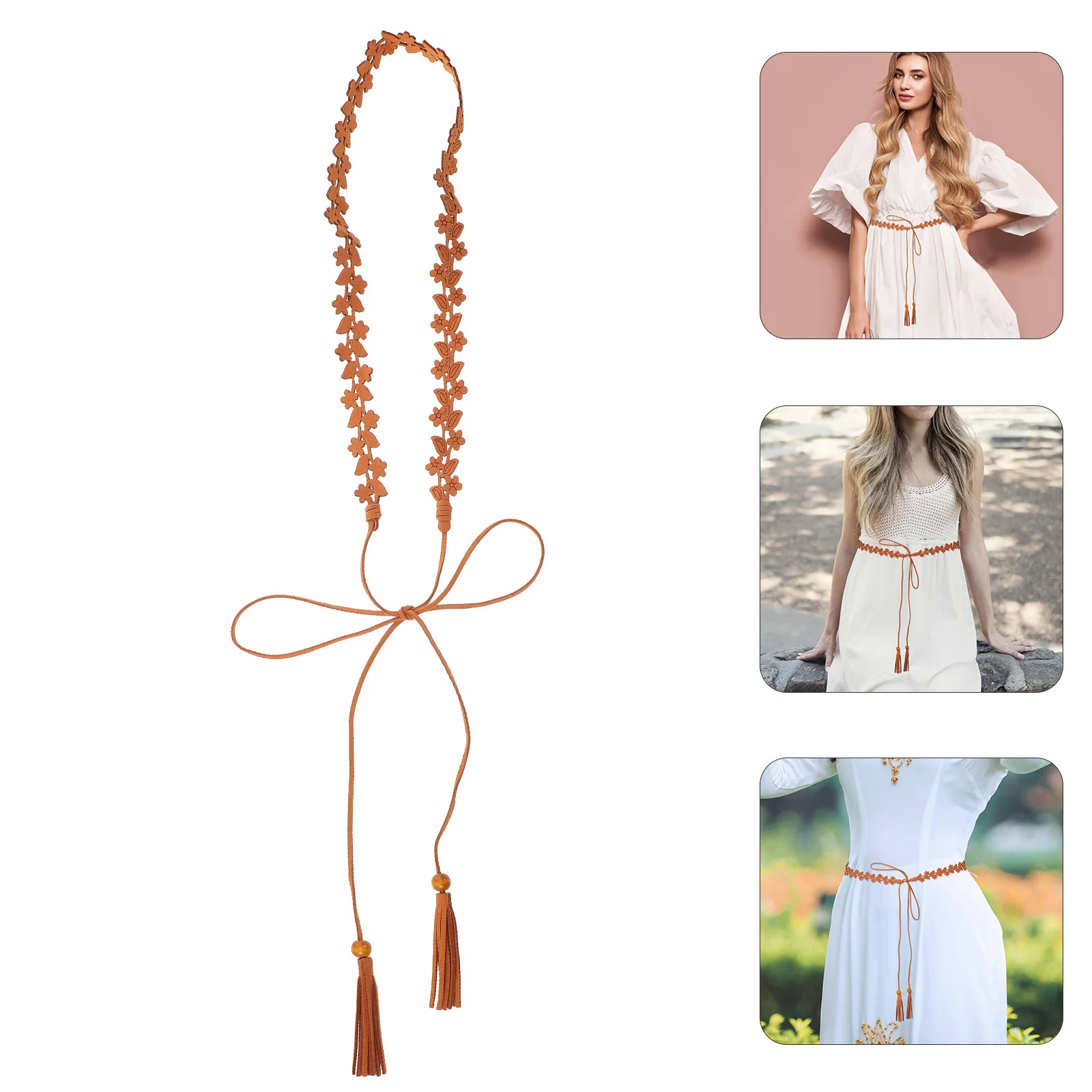 Bohemian Style Waist Women Soft Microfiber Rope With Floral Tassels Vintage Wrap Belt For Dresses Vacation Party - Boho
Bohemian Style Waist Women Soft Microfiber Rope With Floral Tassels Vintage Wrap Belt For Dresses Vacation Party - Boho