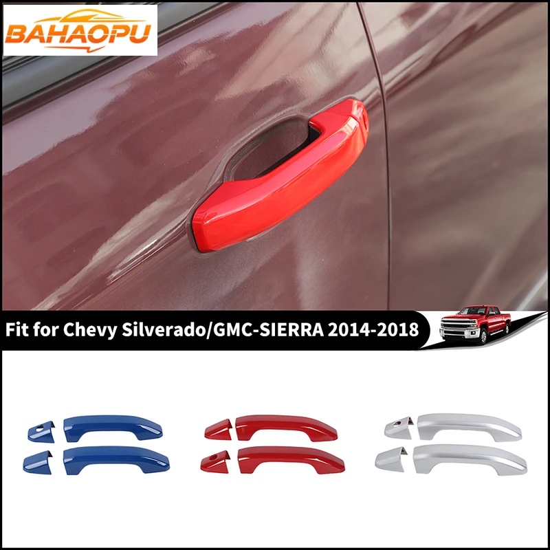 BAHAOPU Car Door Handle Protective Cover For Chevy Silverado/GMC SIERRA 2014-2018 Two door version,Styling Accessories
BAHAOPU Car Door Handle Protective Cover For Chevy Silverado/GMC SIERRA 2014-2018 Two door version,Styling Accessories