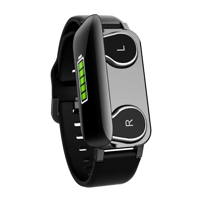 Smart binaural wireless bluetooth headset bracelet, sedentary blood pressure calorie information push, sports bracelet
Smart binaural wireless bluetooth headset bracelet, sedentary blood pressure calorie information push, sports bracelet