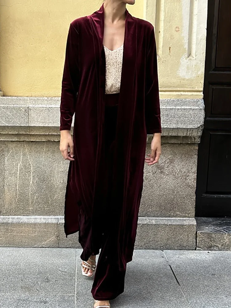 Loose Fit Straight Pants Women Solid Suit Female Casual Long Coat And Pants Outfits Streetwear Trousers Matching Set New Winter
Loose Fit Straight Pants Women Solid Suit Female Casual Long Coat And Pants Outfits Streetwear Trousers Matching Set New Winter