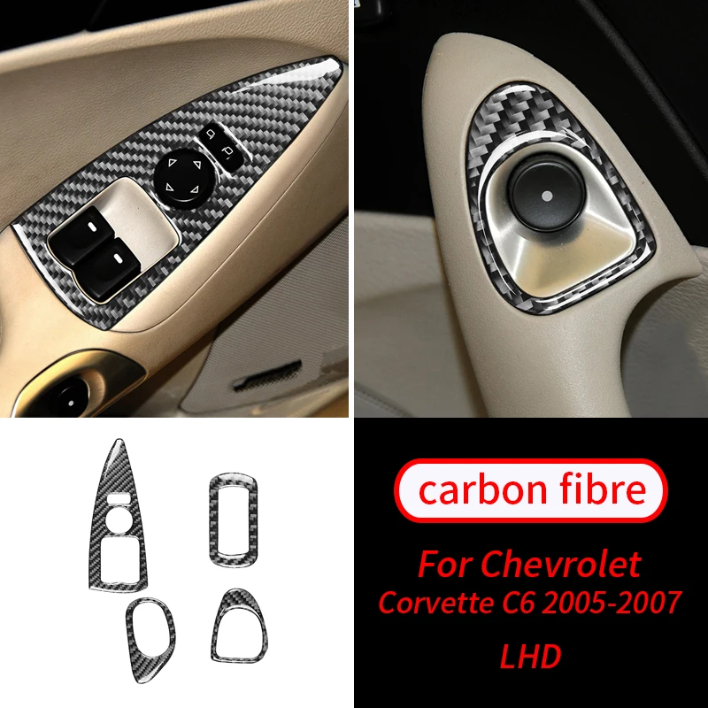 Для Chevrolet Corvette C6 2005-2007 4 шт. настоящая углеволоконная переключение окон интерьерная отделка Наклейка Автомобильные аксессуары для интерьера
Для Chevrolet Corvette C6 2005-2007 4 шт. настоящая углеволоконная переключение окон интерьерная отделка Наклейка Автомобильные аксессуары для интерьера