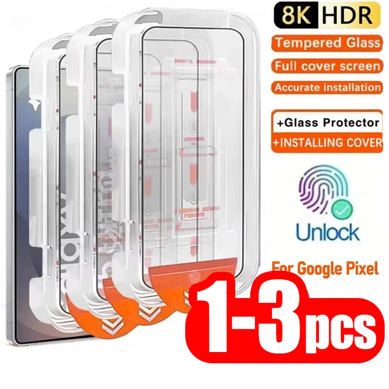 1-3Pcs HD Tempered Glass Screen Protector For Google Pixel 9 10 Pro XL 8 Pro 9A 7A 6A 7 8A Easy Install Auto Installation Glass
1-3Pcs HD Tempered Glass Screen Protector For Google Pixel 9 10 Pro XL 8 Pro 9A 7A 6A 7 8A Easy Install Auto Installation Glass