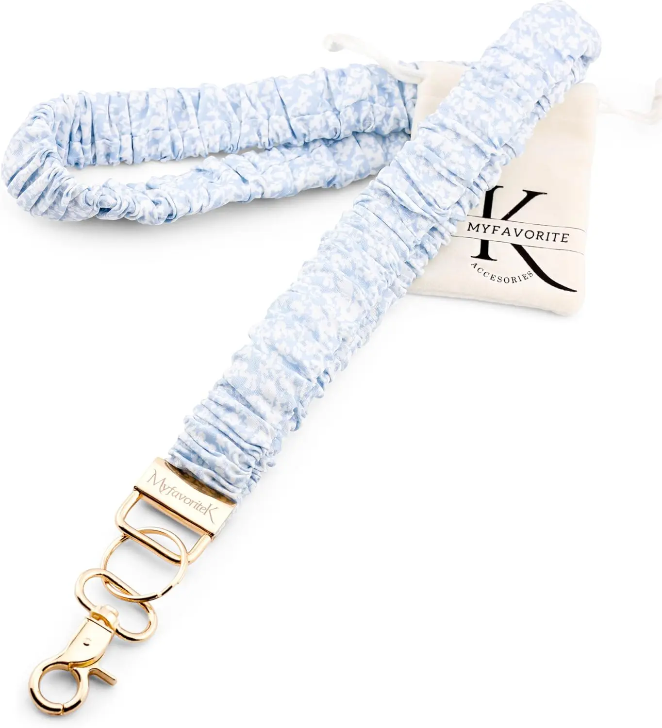 Stretchy Scrunchie Lanyard for ID Badges, Keys, and Phone Holder - Retractable Keychain
Stretchy Scrunchie Lanyard for ID Badges, Keys, and Phone Holder - Retractable Keychain